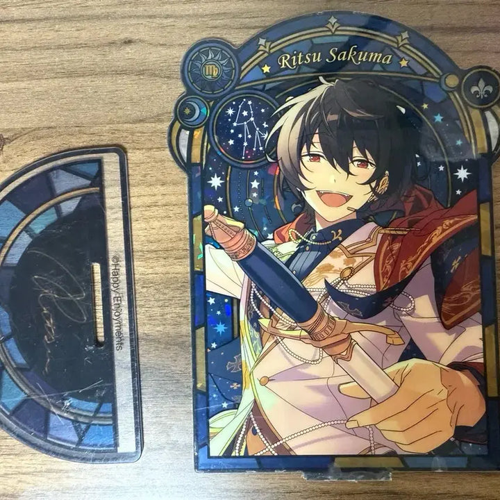 [BUNJANG] Ensemble Stars! Sakuma Rei Stain Glass Acrylic Standee (Film Attached) / 앙스타 사쿠마리츠 스테인 글라스 아크릴 (필름 o, 겉봉 x)