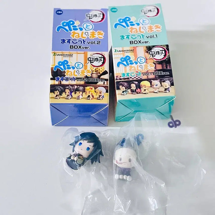 [BUNJANG] Demon Slayer Petatto Nezuma Mascot Wind-up Gacha Figures / 귀멸의 칼날 페타토 네지마키 마스코트 태엽 가챠 피규어 미개봉 겐야 기유