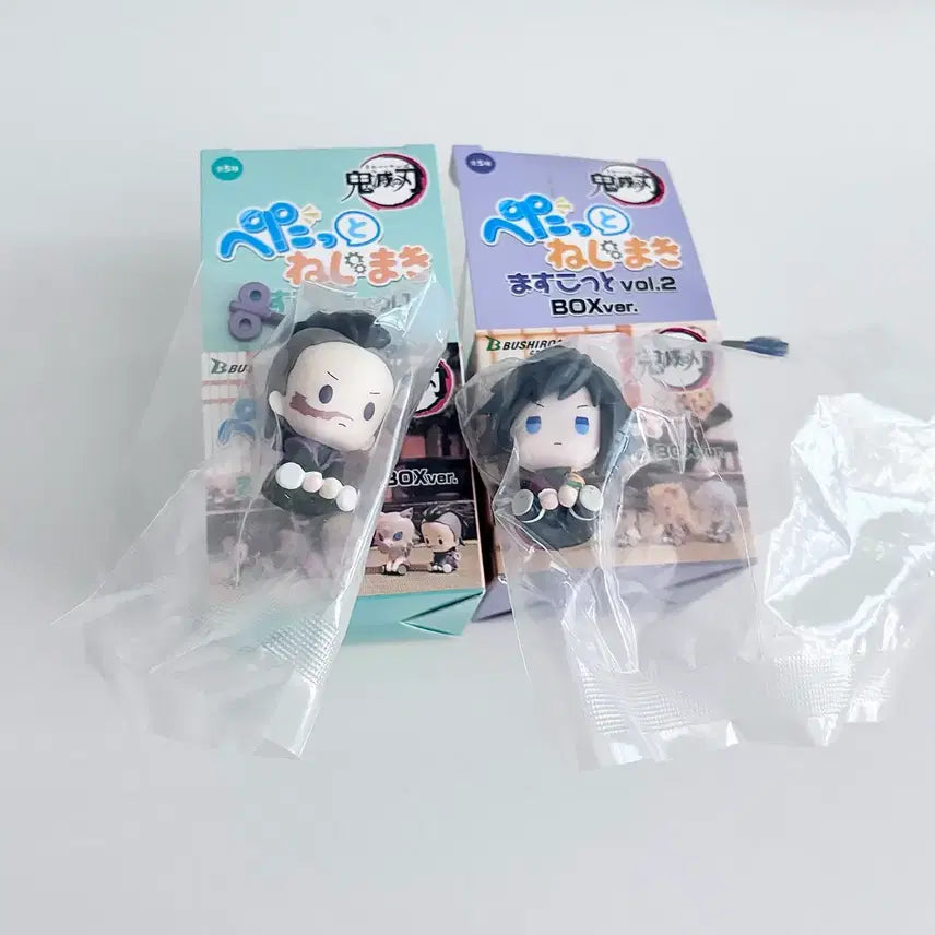 [BUNJANG] Demon Slayer Petatto Nezuma Mascot Wind-up Gacha Figures / 귀멸의 칼날 페타토 네지마키 마스코트 태엽 가챠 피규어 미개봉 겐야 기유