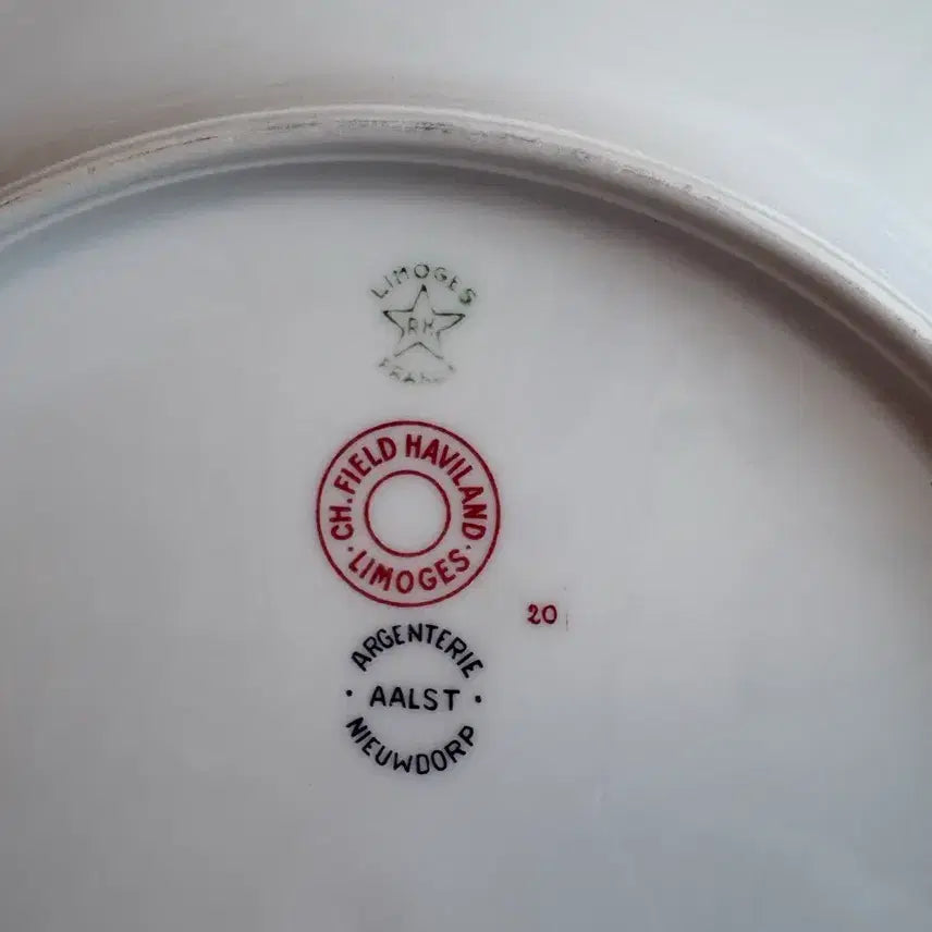 [BUNJANG] French Vintage Charles Field Haviland Limoges Dinner Plate / 프랑스 빈티지 샤를 필드 아빌란드 리모주 디너접시