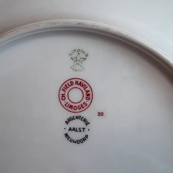 [BUNJANG] French Vintage Charles Field Haviland Limoges Dinner Plate / 프랑스 빈티지 샤를 필드 아빌란드 리모주 디너접시