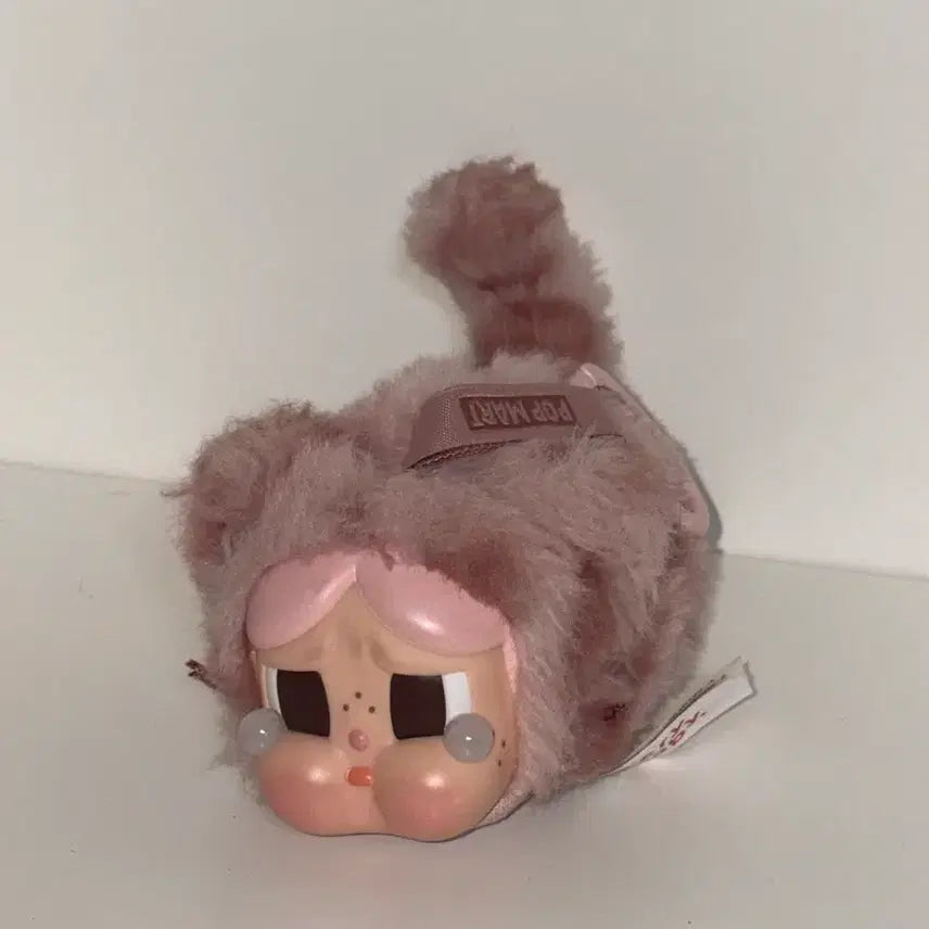 [BUNJANG] Pop Mart Crybaby Pink Leopard Keychain / 팝마트 크라이베이비 핑크호피 키링 (반택포)