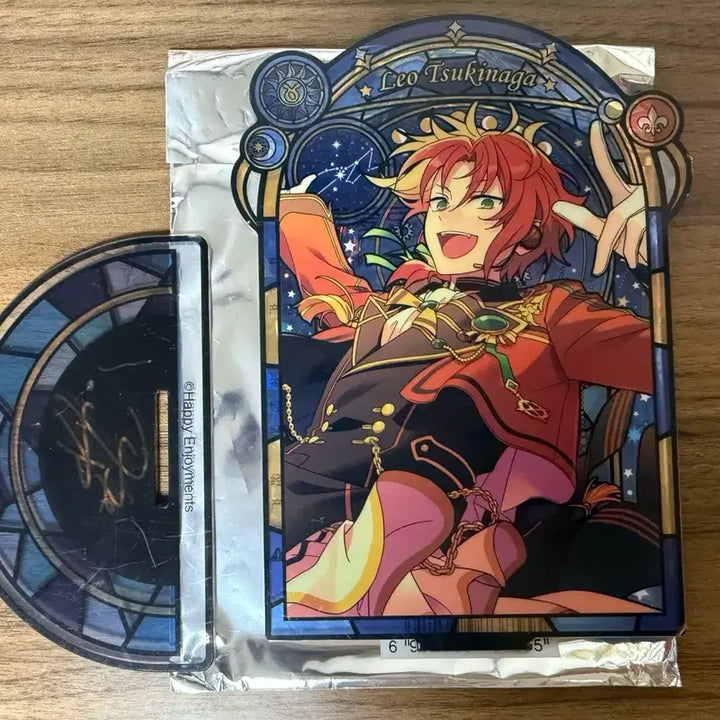 [BUNJANG] Ensemble Stars! Leo Tsukinaga Stained Glass Acrylic Stand / 앙스타 츠키나가 레오 스테인 글라스 아크릴 (필름, 겉봉 o)