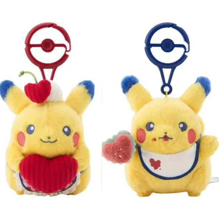 [BUNJANG] Pokemon Center Pikachu Plush Keychain Set / 포켓몬스터 다이너 피카츄 인형키링 세트