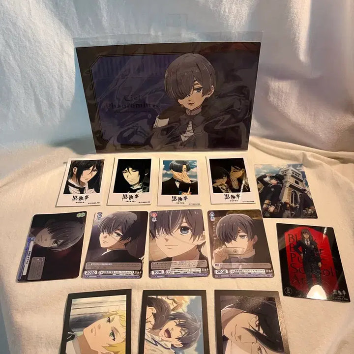 [BUNJANG] Black Butler Ciel Sebastian Paper Goods Animate Shinjuku Pop-up Bundle Set / 흑집사 시엘 세바스찬 지류 굿즈 일본 애니메이트 신주쿠팝업