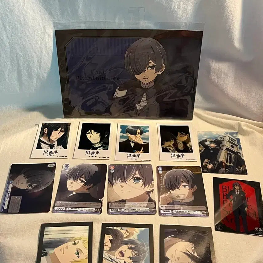 [BUNJANG] Black Butler Ciel Sebastian Paper Goods Animate Shinjuku Pop-up Bundle Set / 흑집사 시엘 세바스찬 지류 굿즈 일본 애니메이트 신주쿠팝업