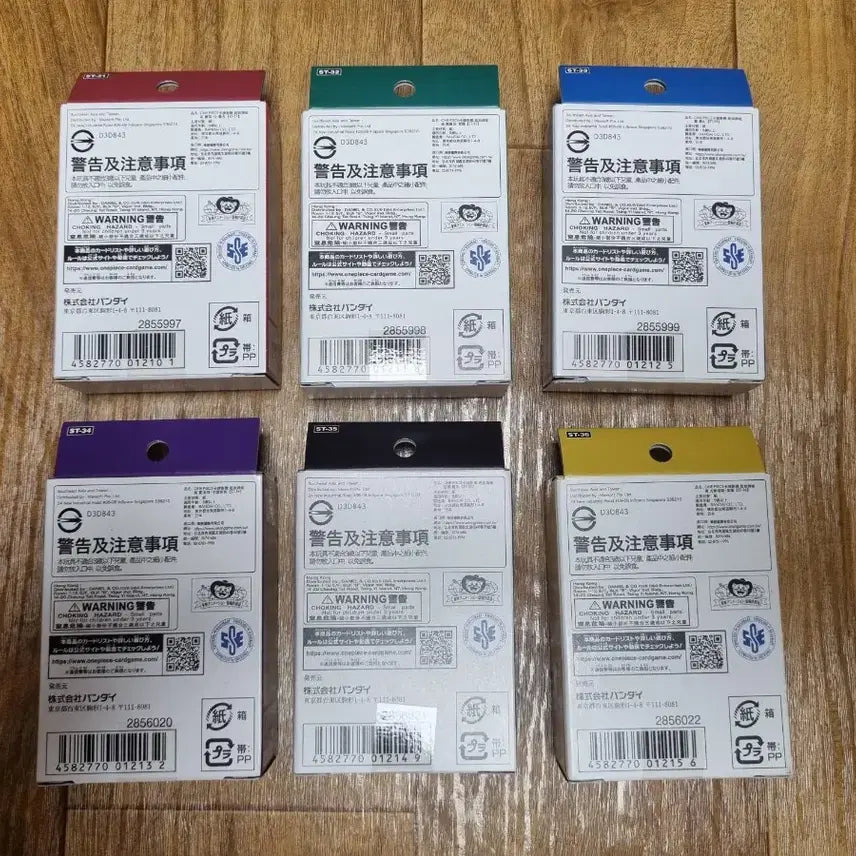 [BUNJANG] One Piece Card Japanese Starter Deck Set ST-31 to ST-36 (6-Card Bundle) / 원피스카드 일본판 스타터덱 6종 1세트 일괄