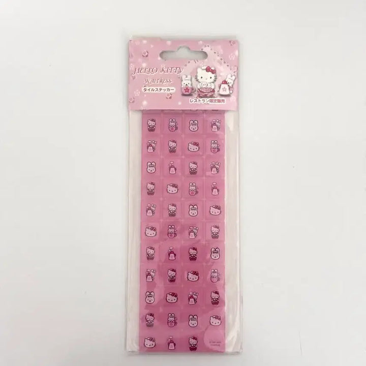 [BUNJANG] Vintage Hello Kitty Tile Stickers / 웨이트리스키티 메이드키티 고전 키티 타일 스티커
