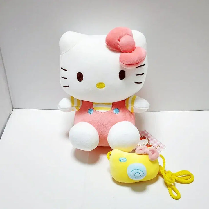 [BUNJANG] Sanrio Hello Kitty Medium Plush Doll (25cm) - Camera Kitty Version / 새상품)산리오 헬로키티 중형 인형_25cm 카메라 키티 빅 누이_엑스탑 오락실