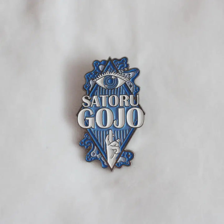 [BUNJANG] Jujutsu Kaisen Satoru Gojo Metal Pin Animeplus Collaboration Cafe / 주술회전 고죠 사토루 금속 뱃지 애니플러스 콜라보카페