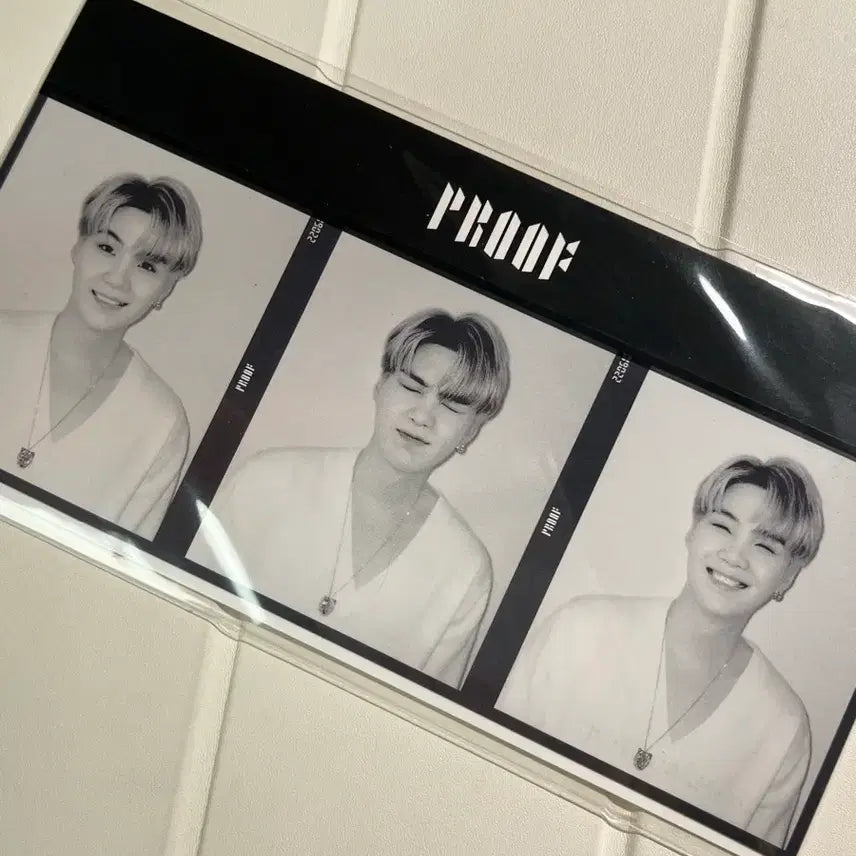 [BUNJANG] BTS Suga Three-Cut Weverse POB Photocard (Sealed) / 방탄소년단 방탄 슈가 세컷 위버스 특전 민윤기 미개봉