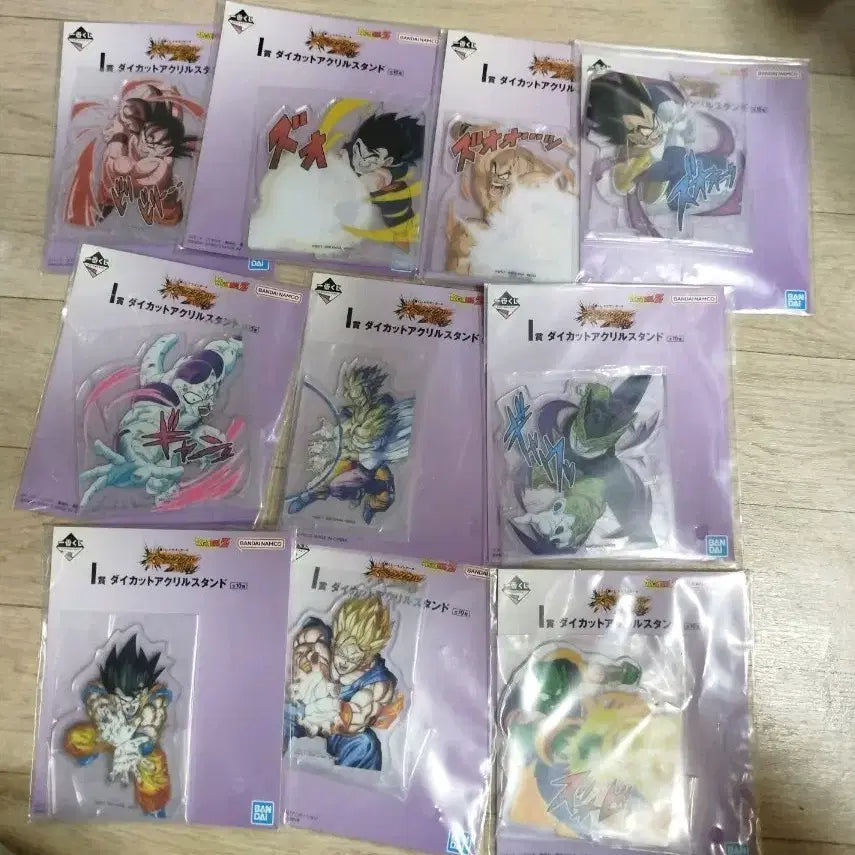 [BUNJANG] Ichiban Kuji Dragon Ball Spectacle Battle Prize I Acrylic Stand Set (10 Types) / 제일복권 드래곤볼 스펙타클배틀 I상 아크릴 스텐드 10종 풀셋 판매