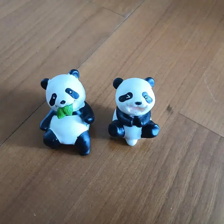 [BUNJANG] Vintage Panda Figurines Set of 2 / 고전 빈티지 판다 피규어 2개 세트
