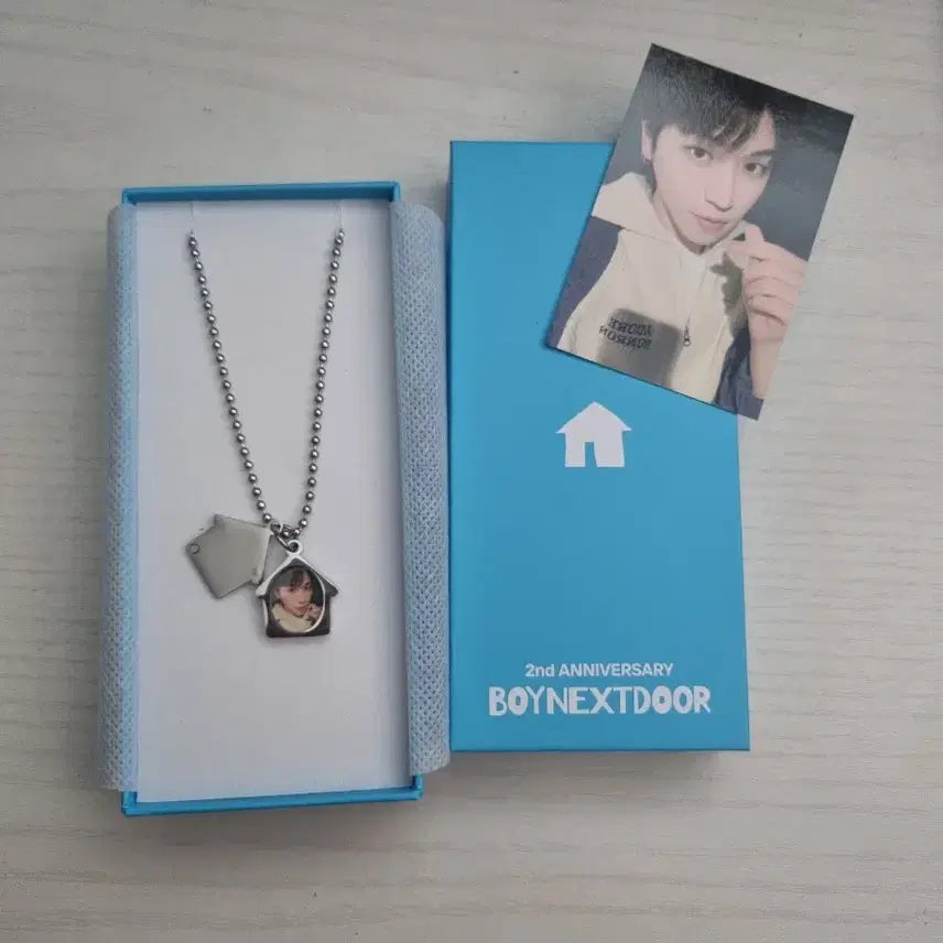 [BUNJANG] BOYNEXTDOOR 2nd Anniversary Necklace Riwoo / 보이넥스트도어 2주년 목걸이(리우ver.)