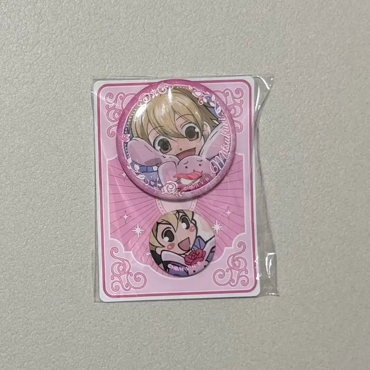 [BUNJANG] Ouran High School Host Club Double Can Badge Hani / 오란고교 사교클럽 더블 캔뱃지 하니 오란고교 호스트부 뱃지 핀뱃지
