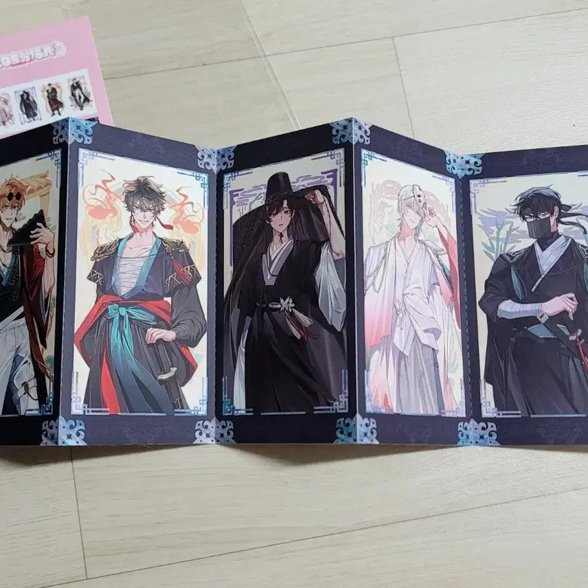 [BUNJANG] Scythism Hanbok Folding Screen Postcard Set / 스코시즘 한복병풍엽서세트