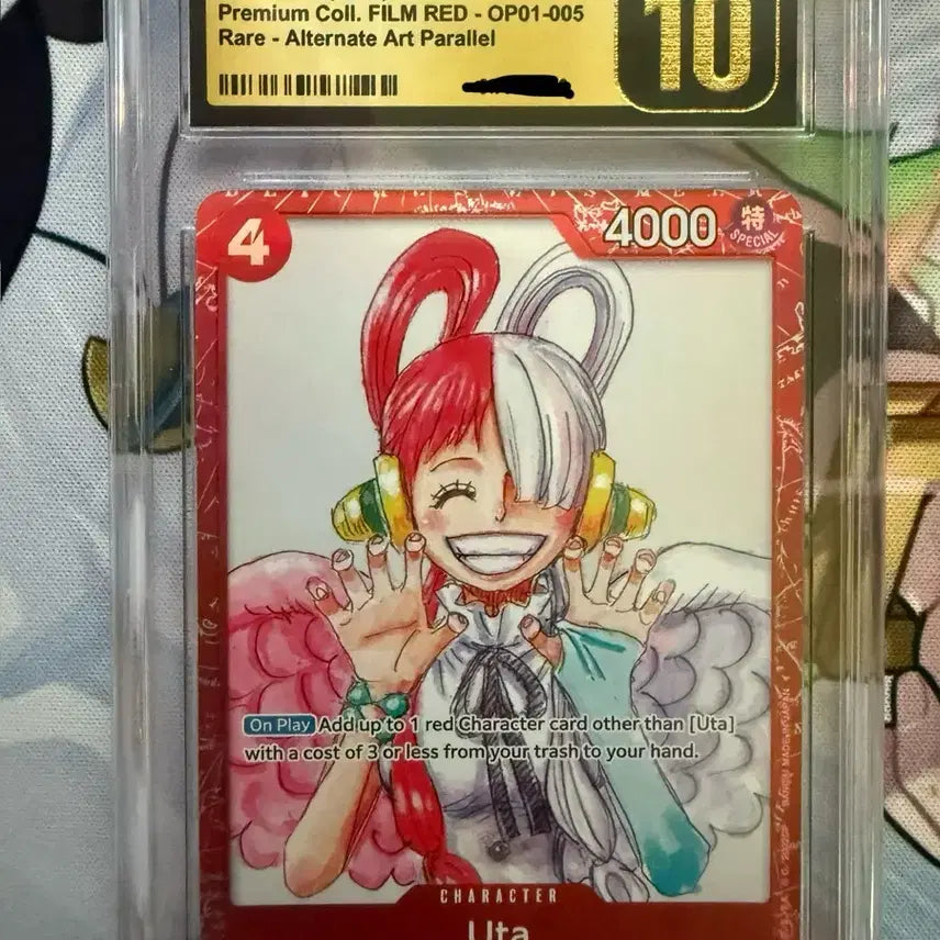 [BUNJANG] One Piece Card UTA Film Red CGC 10 Pristine English Version / 원피스카드 우타 필름 레드 cgc10 프리스틴 영판