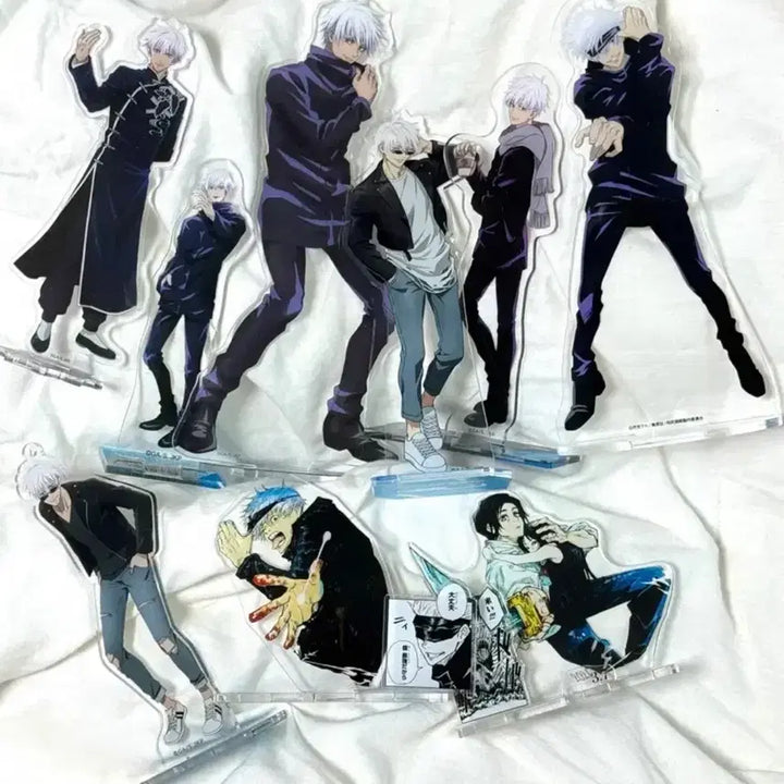 [BUNJANG] Jujutsu Kaisen Gojo Satoru Acrylic Stand Bundle Set / (급처/일괄) 주술회전 주술 고죠 사토루 아크릴 일괄 판매 옷코츠 유타