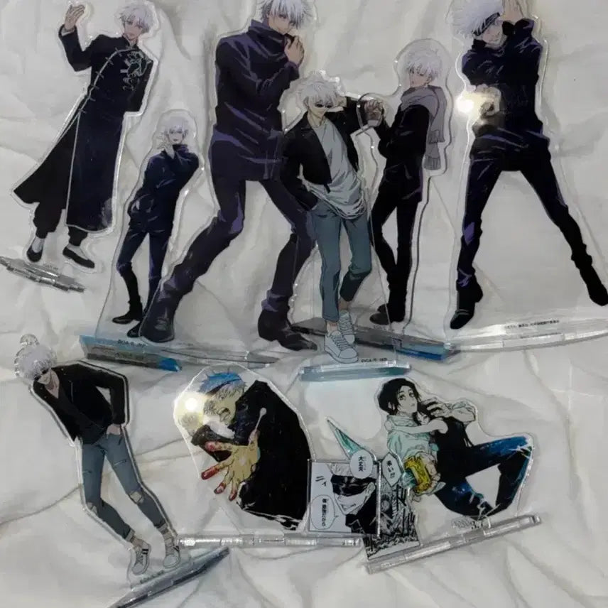 [BUNJANG] Jujutsu Kaisen Gojo Satoru Acrylic Stand Bundle Set / (급처/일괄) 주술회전 주술 고죠 사토루 아크릴 일괄 판매 옷코츠 유타