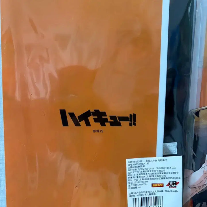 [BUNJANG] Haikyu!! Jump Shop Clear File / 중국 점프샵 하이큐 클리어파일