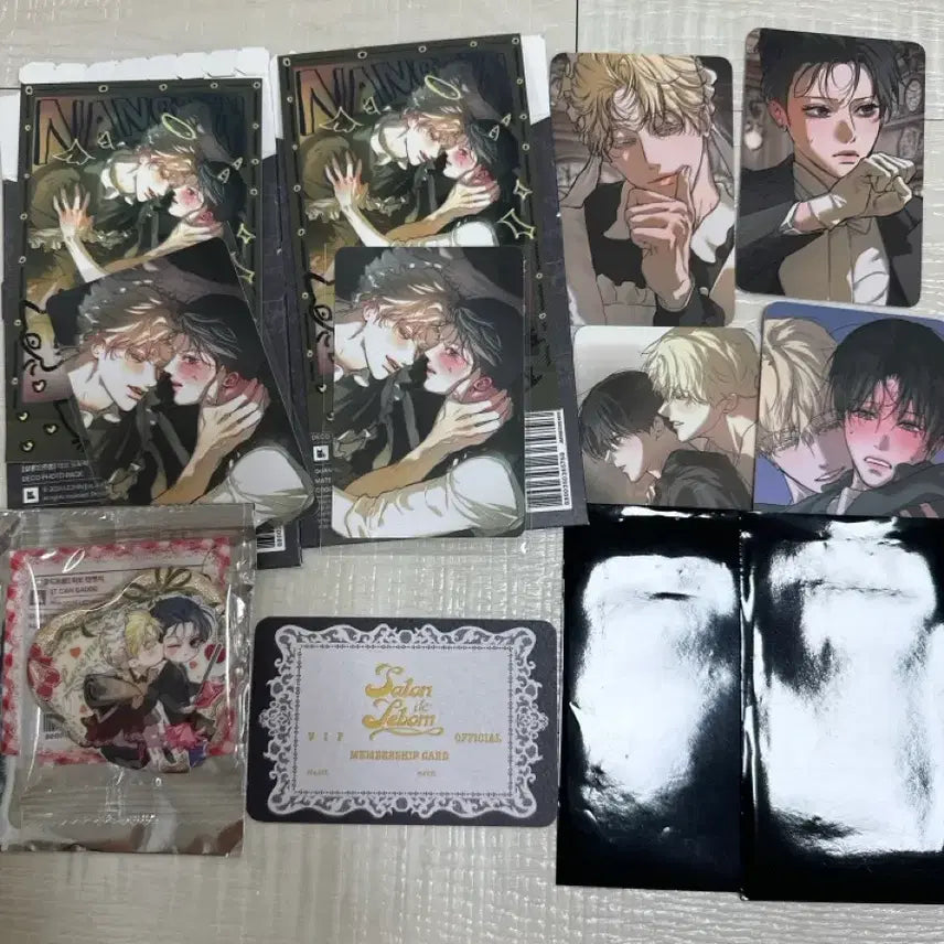 [BUNJANG] Le Bom Romantique Apocalypse Deco Photo Pack Photocard &amp; Badge Set / 레봄 낭만묵시록 데코포토팩 포카 캔뱃지 입장특전 구매특전 세트