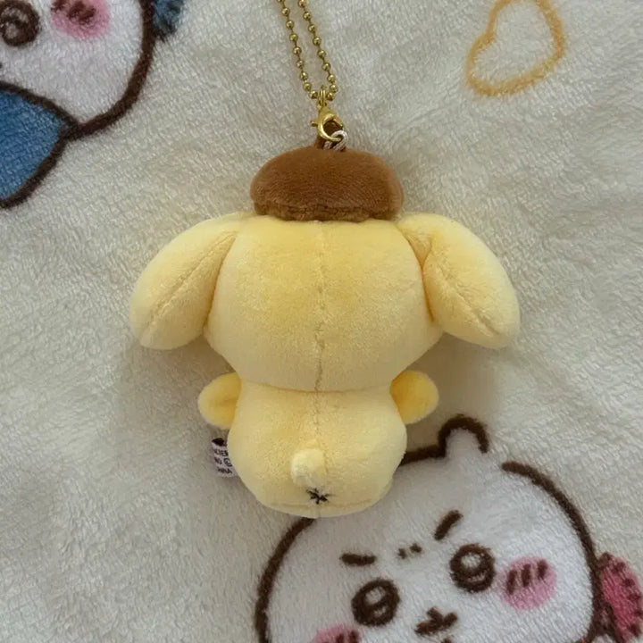 [BUNJANG] Sanrio Pompompurin Nikoknui Mascot Keychain / 산리오 폼폼푸린 니코누이 마스코트 키링