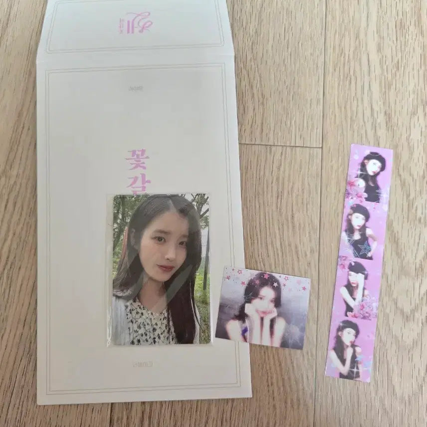 [BUNJANG] IU "Kkot-Galpi" CDP Photocard and Sticker Set / 아이유 꽃갈피 셋 cdp 포토카드와 스티커 팝니다.