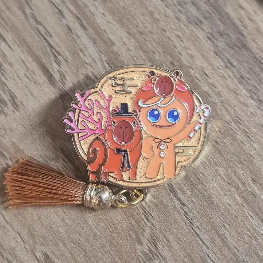[BUNJANG] Cookie Run Lotte World Aquarium Collaboration Random Metal Badge (Yong Cookie, Sorbet Shark, Cannonball) / 쿠키런 (롯월 아쿠아리움 콜라보) 랜덤 금속 뱃지 (용감한 쿠키, 샤벳상어맛 쿠키)