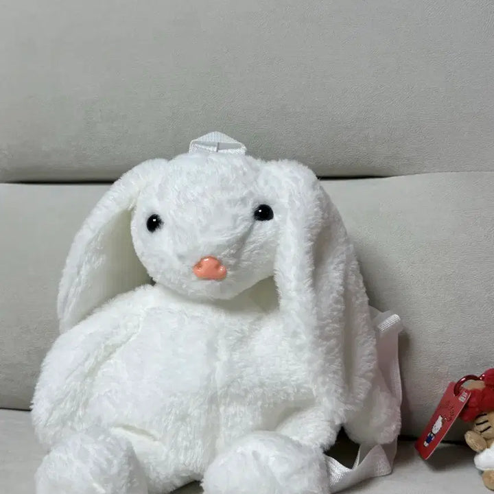 [BUNJANG] Medium Rabbit Bag Charm Plush / 토끼 가방 인형 중형