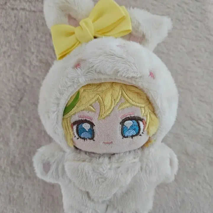 [BUNJANG] Ensemble Stars Usagi Plush Ribbon Pin / 앙스타 토끼누이 우사기누이 리본핀