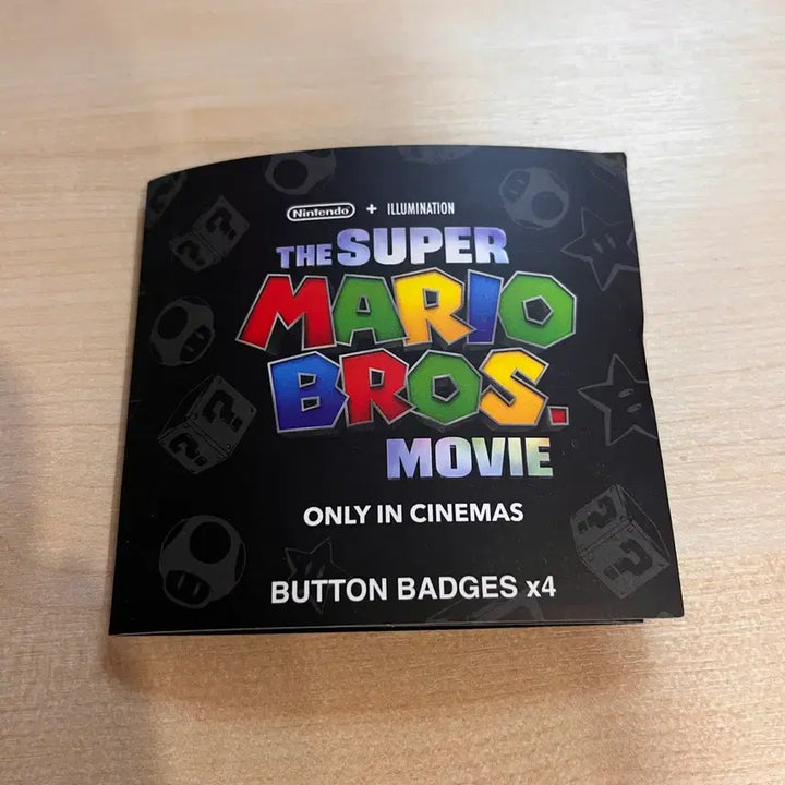 [BUNJANG] The Super Mario Bros. Movie Special Edition Badge Set / 슈퍼마리오 브라더스 영화 특전 뱃지