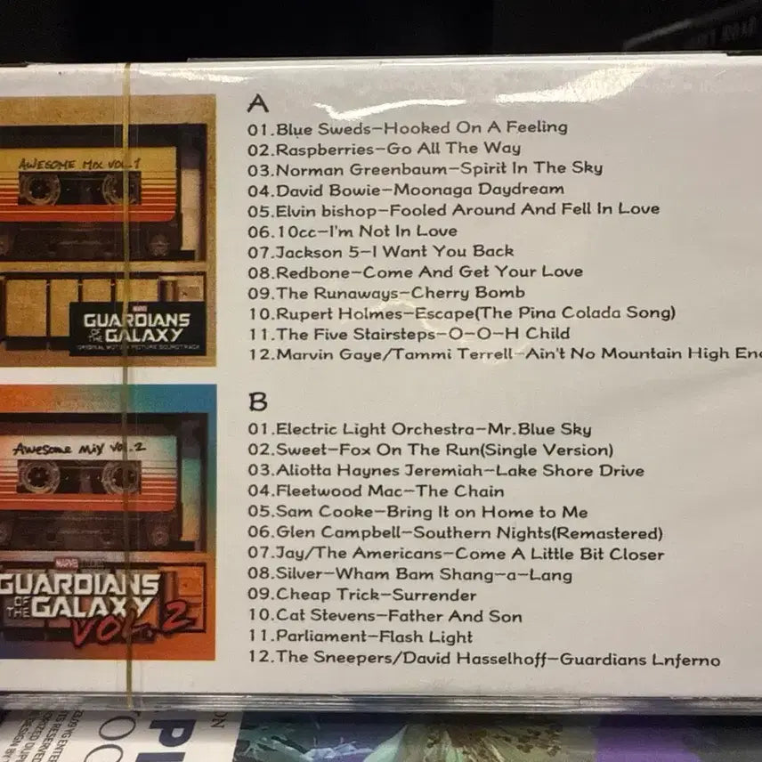[BUNJANG] Guardians of the Galaxy Deluxe Limited Edition Cassette Tape / 마블 가디언즈 오브 갤럭시 OST 카세트 테이프