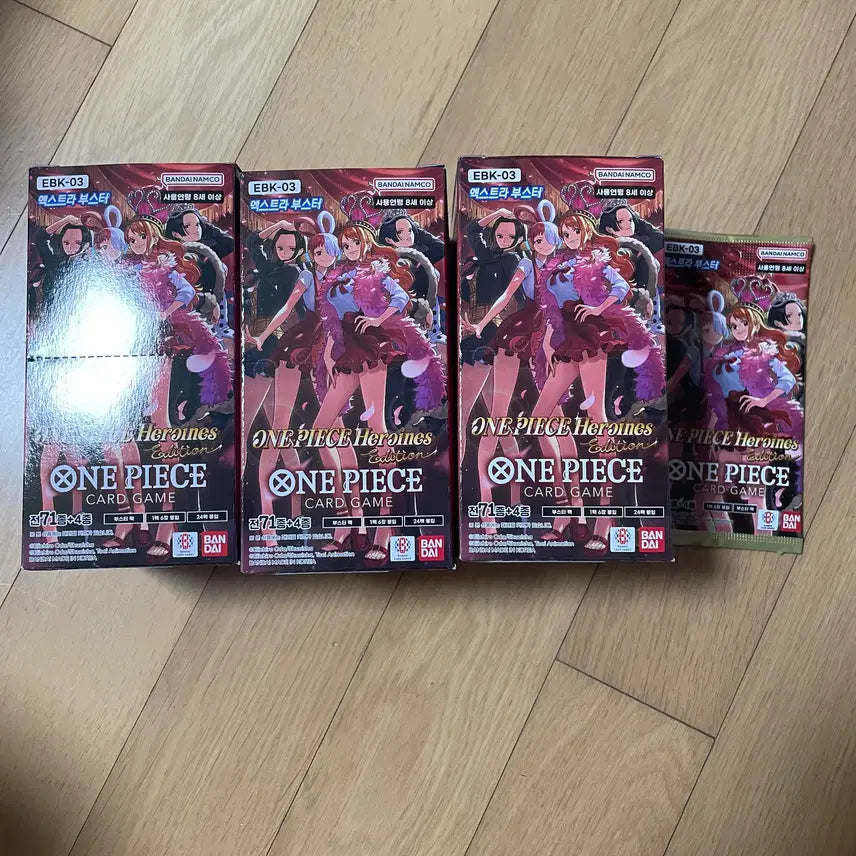 [BUNJANG] One Piece Heroines Search Pack 24 Packs (3 Box Quantity) / 원피스 히로인즈 서치팩24팩 3박스 분량판매