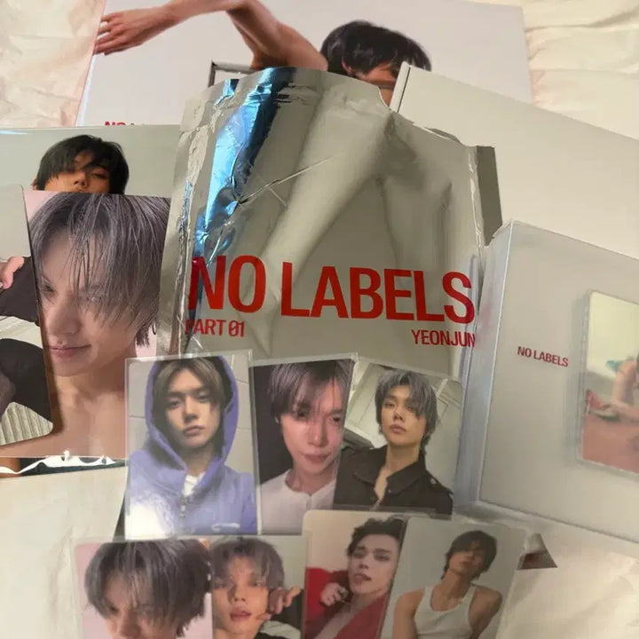 [BUNJANG] TXT Yeonjun NOLABELS PART 01 Album Set + Weverse Album (Full Set, Includes POB) / 위버스특전포함) 풀구성 연준 NOLABELS PART 01 일반반 앨범세트+위버스반