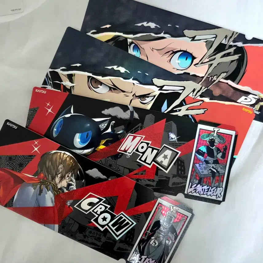 [BUNJANG] Persona 5 Card Ticket Badge Bundle Set / 페르소나 5 카드 티켓 뱃지 일괄