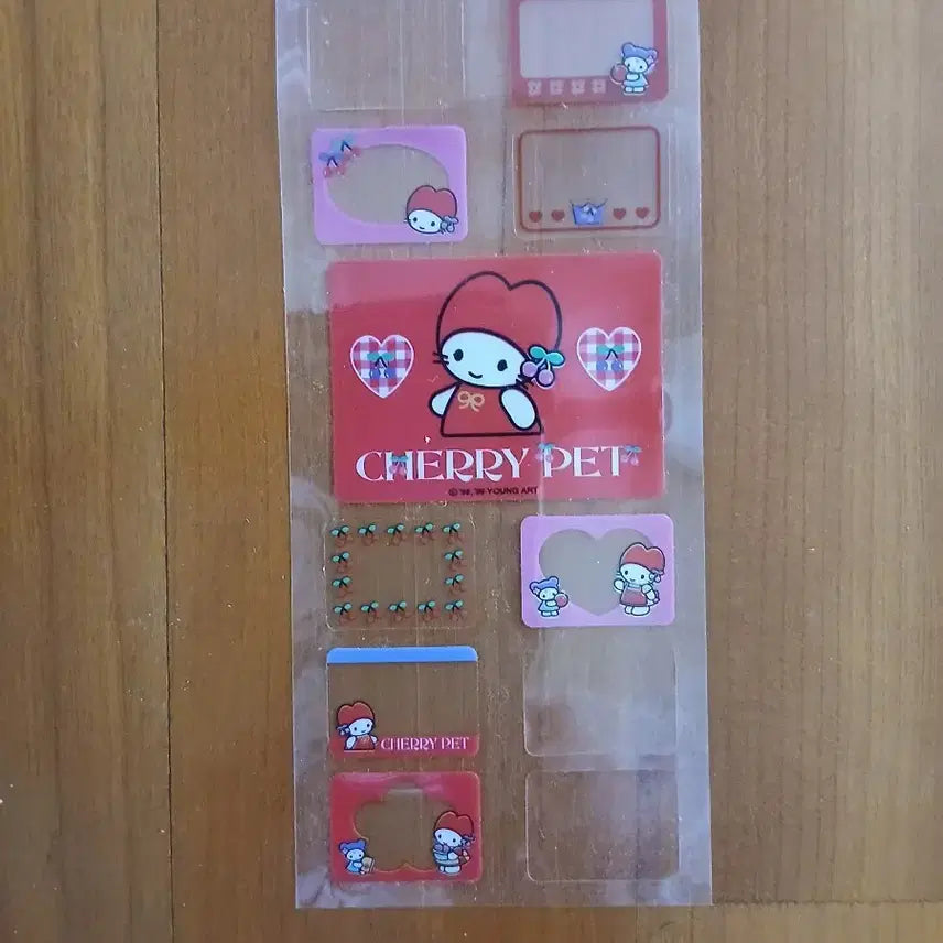 [BUNJANG] Classic Vintage Cherrypet Stickers / 고전 빈티지 체리펫 스티커
