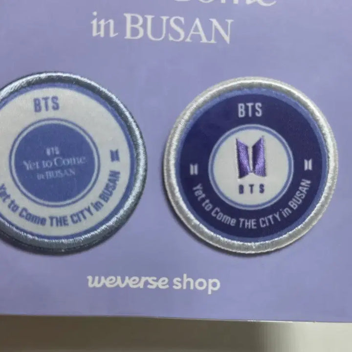 [BUNJANG] BTS 2022 Yet to Come Busan Concert Wappen Badge / BTS 방탄소년단 2022 부산콘 옛투컴 와펜 뱃지