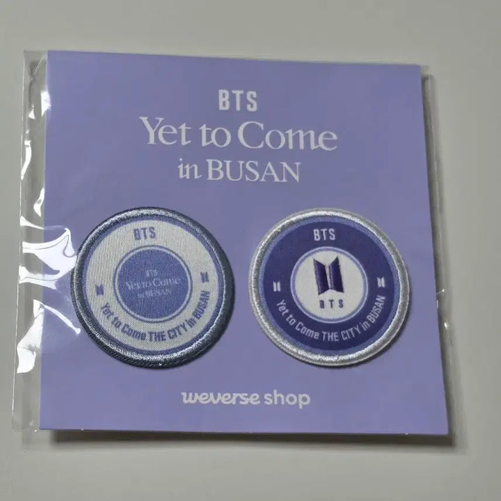 [BUNJANG] BTS 2022 Yet to Come Busan Concert Wappen Badge / BTS 방탄소년단 2022 부산콘 옛투컴 와펜 뱃지