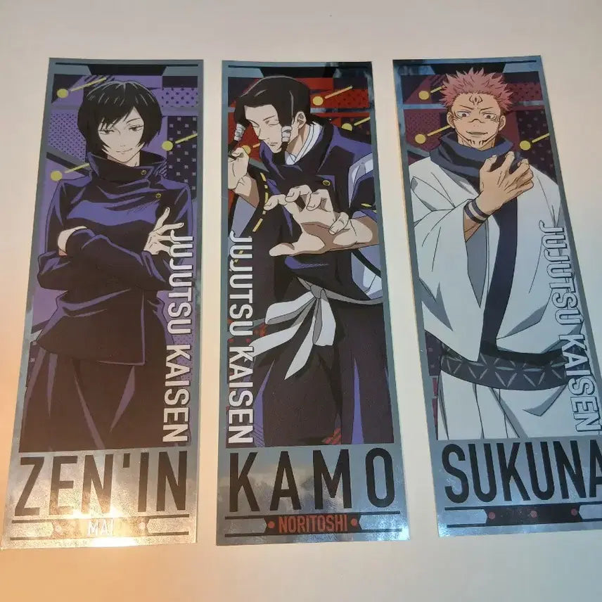 [BUNJANG] Jujutsu Kaisen Full Set Long Stickers / 주술회전 일괄 가격 이누마키 이타도리 후시구로 스쿠나 판다 마이 카모 롱 스티커