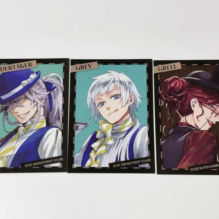 [BUNJANG] Black Butler Memorial Arcade Original Art Exhibition Pop-up Exclusive Cart Undertaker, Gray, Grell / 흑집사 메모리얼 아케이드 원화전 팝업 특전 카트 언더테이커 그레이 그렐