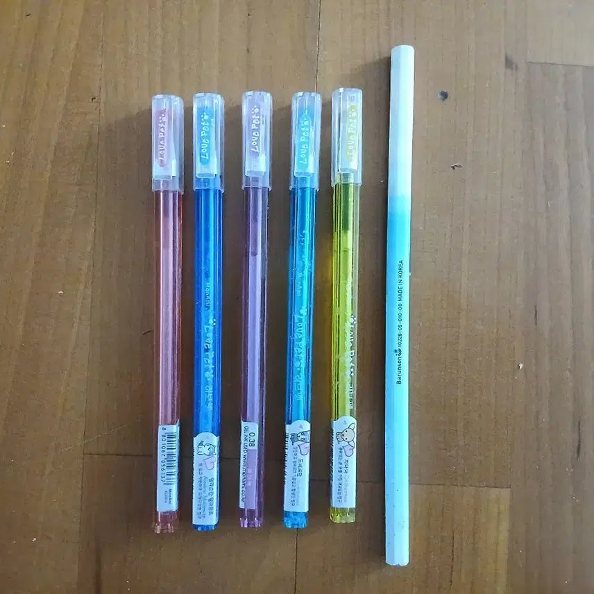 [BUNJANG] Classic Vintage Lovepet Gel Pen Set / 고전 빈티지 러브펫 젤펜 세트