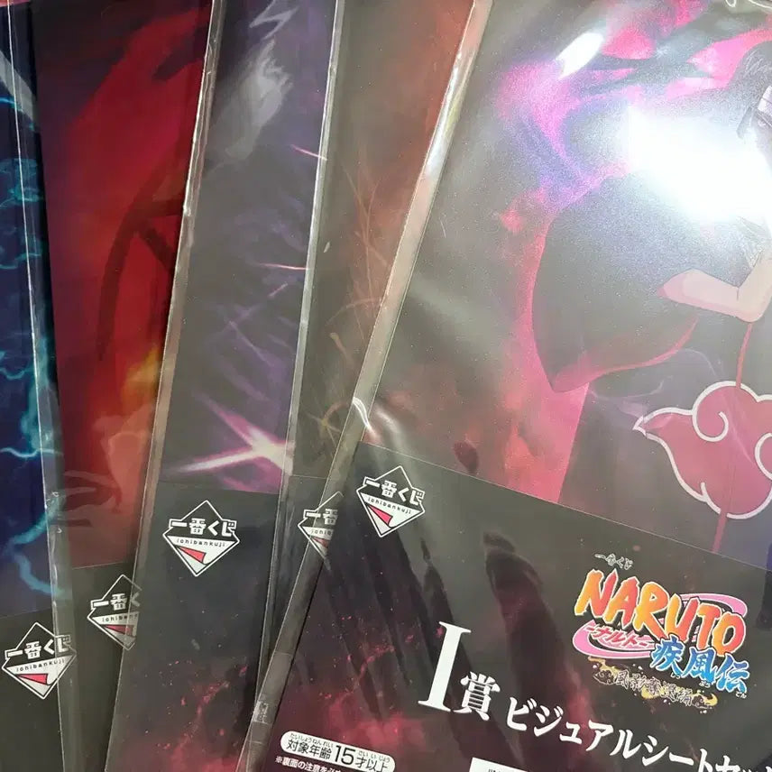 [BUNJANG] Naruto Kazekage Retrieval Arc Ichiban Shoji Visual Sheet Set - 6 Types Bundle / 나루토 카제카게탈환전 제일복권 I상 비쥬얼시트세트 6종 일괄