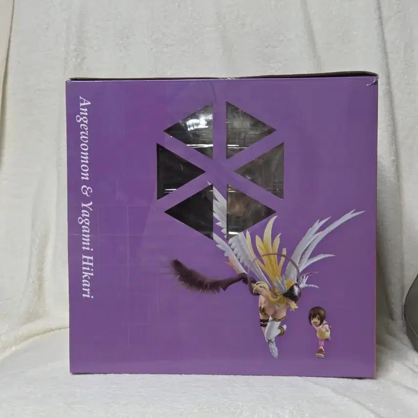 [BUNJANG] Digimon GEM Angelomon &amp; Hikari Yagami Figure / 디지몬 gem 엔젤우몬 피규어