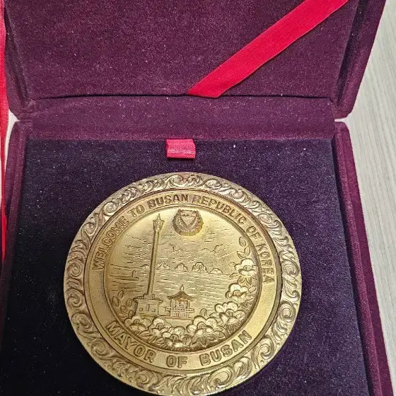 [BUNJANG] Commemorative Medal Brass/Copper Alloy Unused / (미사용) 기념메달  (황동/구리 합금 제작)