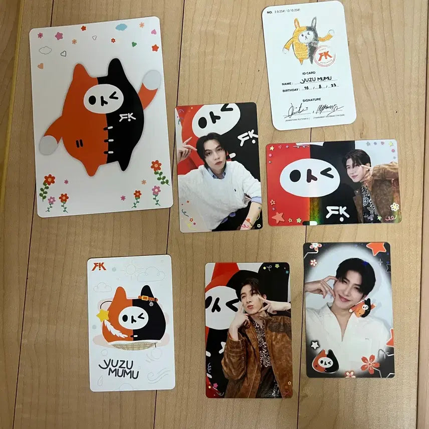 [BUNJANG] GMMTV FirstKhaotung yuzumumu Photocard Set / 찌엠 GMMTV 펏땅 (FirstKhaotung) yuzumumu 포카 세트