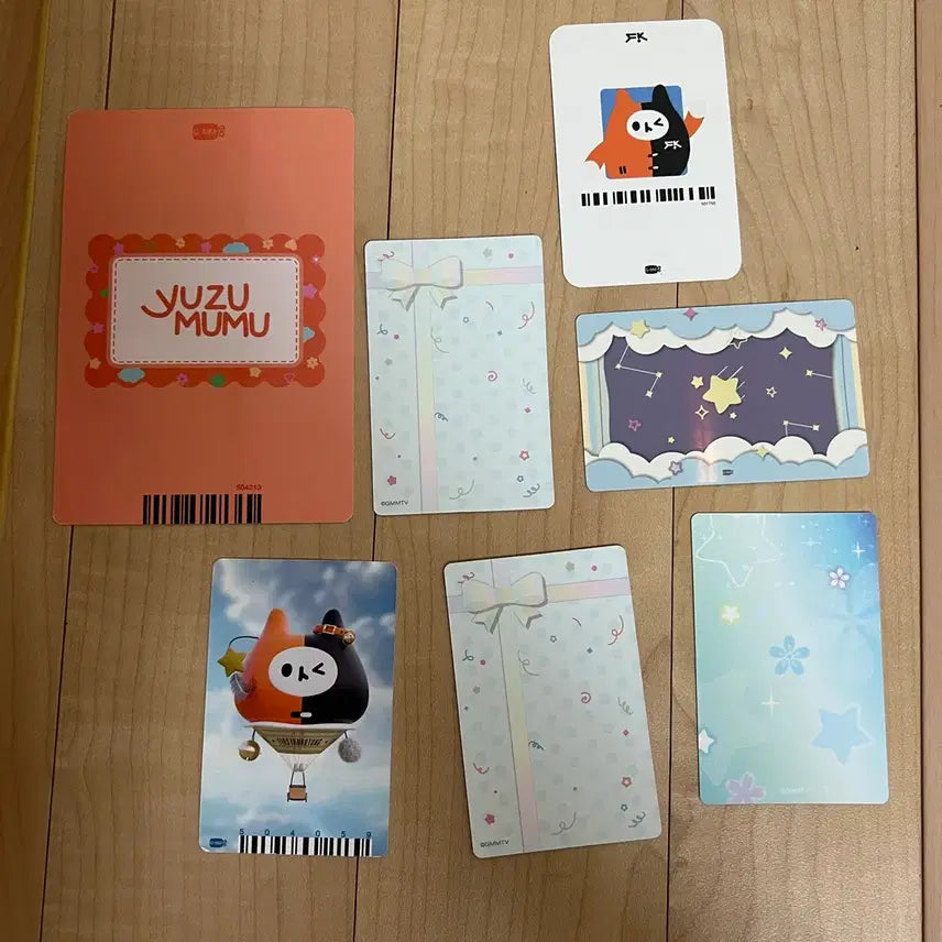 [BUNJANG] GMMTV FirstKhaotung yuzumumu Photocard Set / 찌엠 GMMTV 펏땅 (FirstKhaotung) yuzumumu 포카 세트