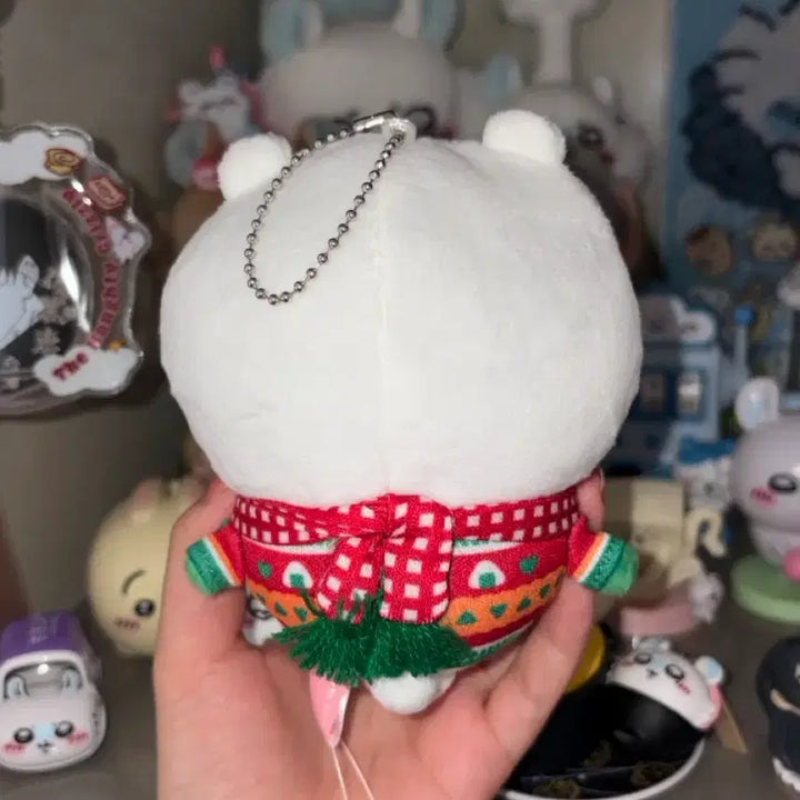 [BUNJANG] Chiikawa x 7-Eleven Christmas Lottery D Prize Chiikawa Doll Keychain / 치이카와 세븐일레븐 크리스마스 쿠지 D상 치이카와 인형키링
