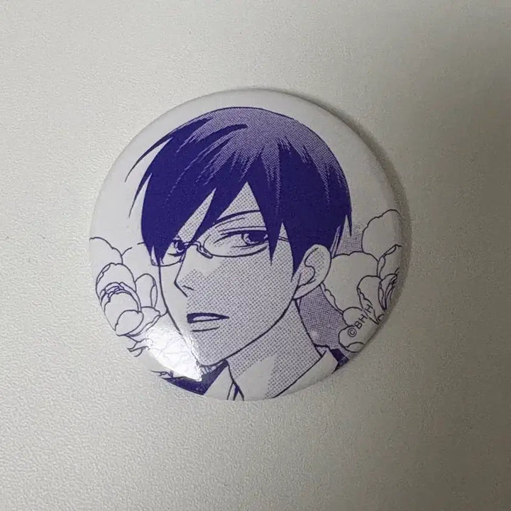 [BUNJANG] Ouran High School Host Club Kyouya Original Sketch Can Badge / 오란고교 호스트부 쿄우야 원화 캔뱃지