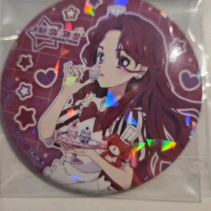 [BUNJANG] Aikatsu Stars! Yozora Sanrio Can Badge / 아이카츠 스타즈 요조라 산리오 캔뱃지