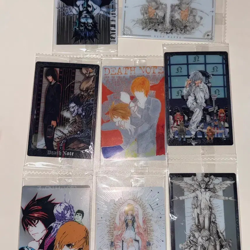 [BUNJANG] Death Note Wafer Card Bundle Set / 일괄) 데스노트 웨하스 카드